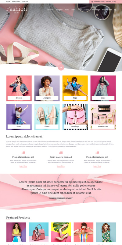 WooCommerce Template 2