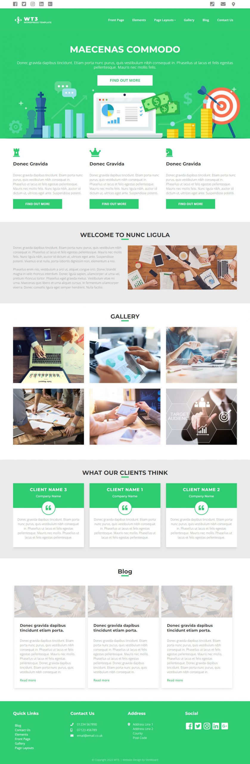 WordPress Template 3