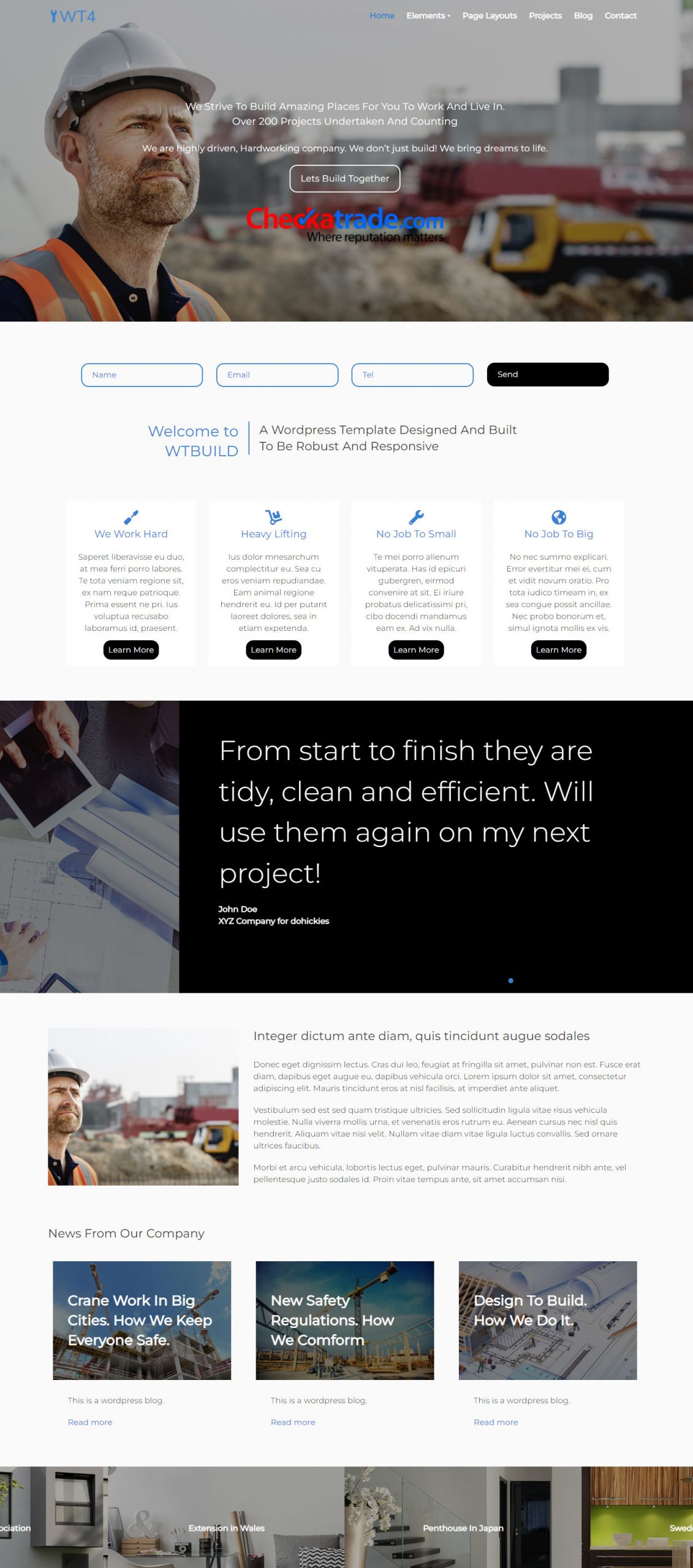 WordPress Template 4